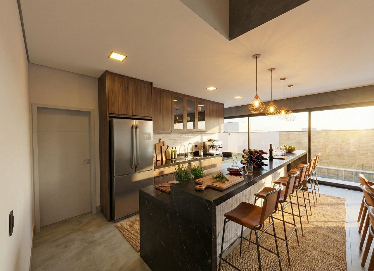 Depois - Cozinha Integrada